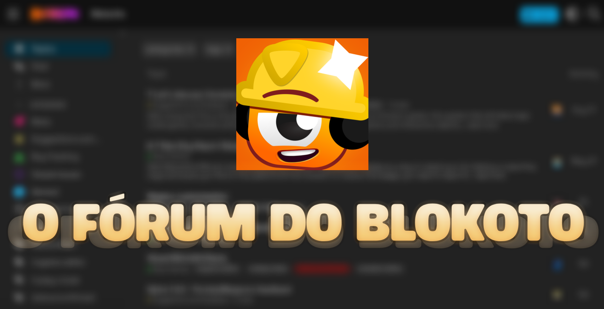 Conheça o Fórum do Blokoto!